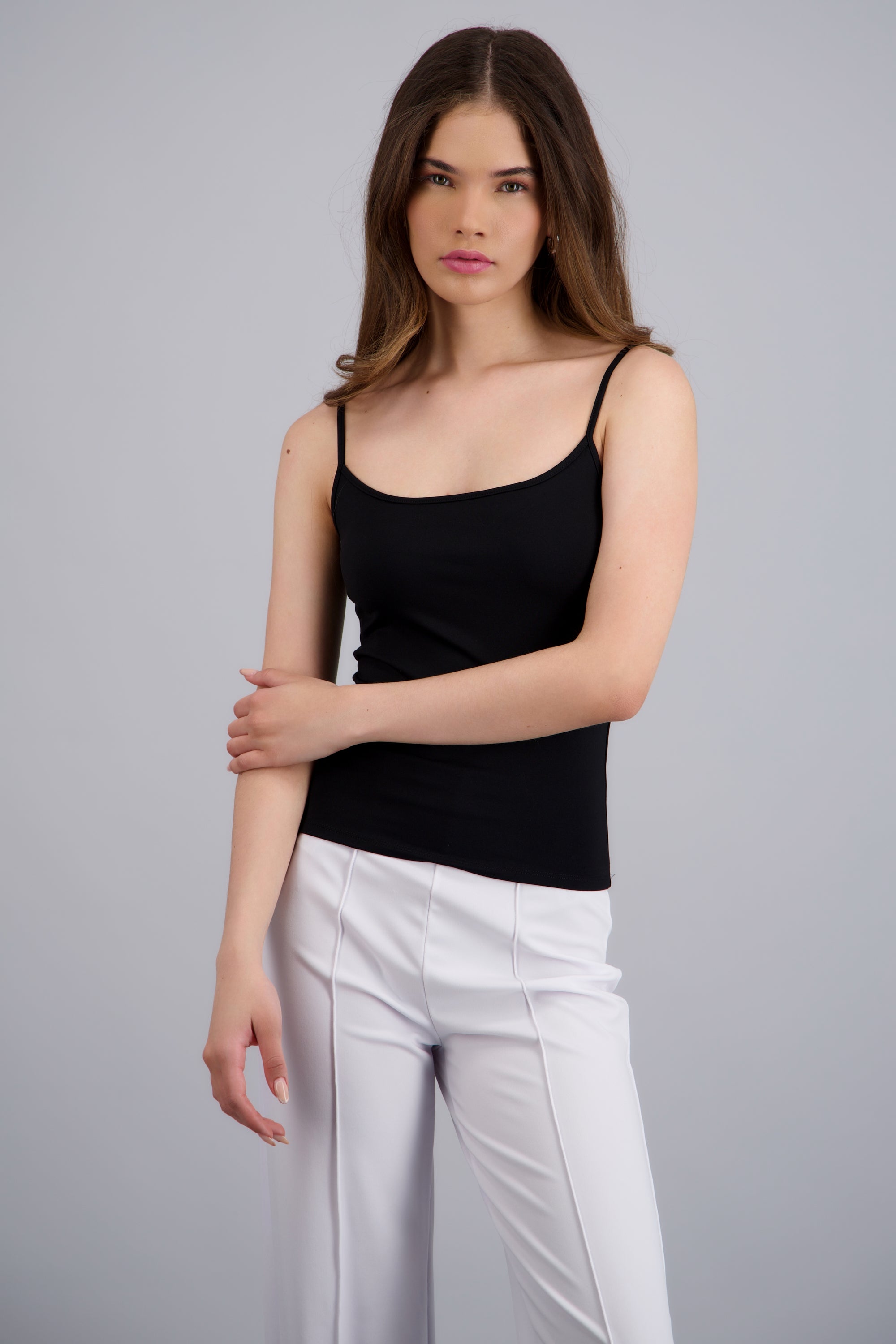 Tank top liso NEGRO