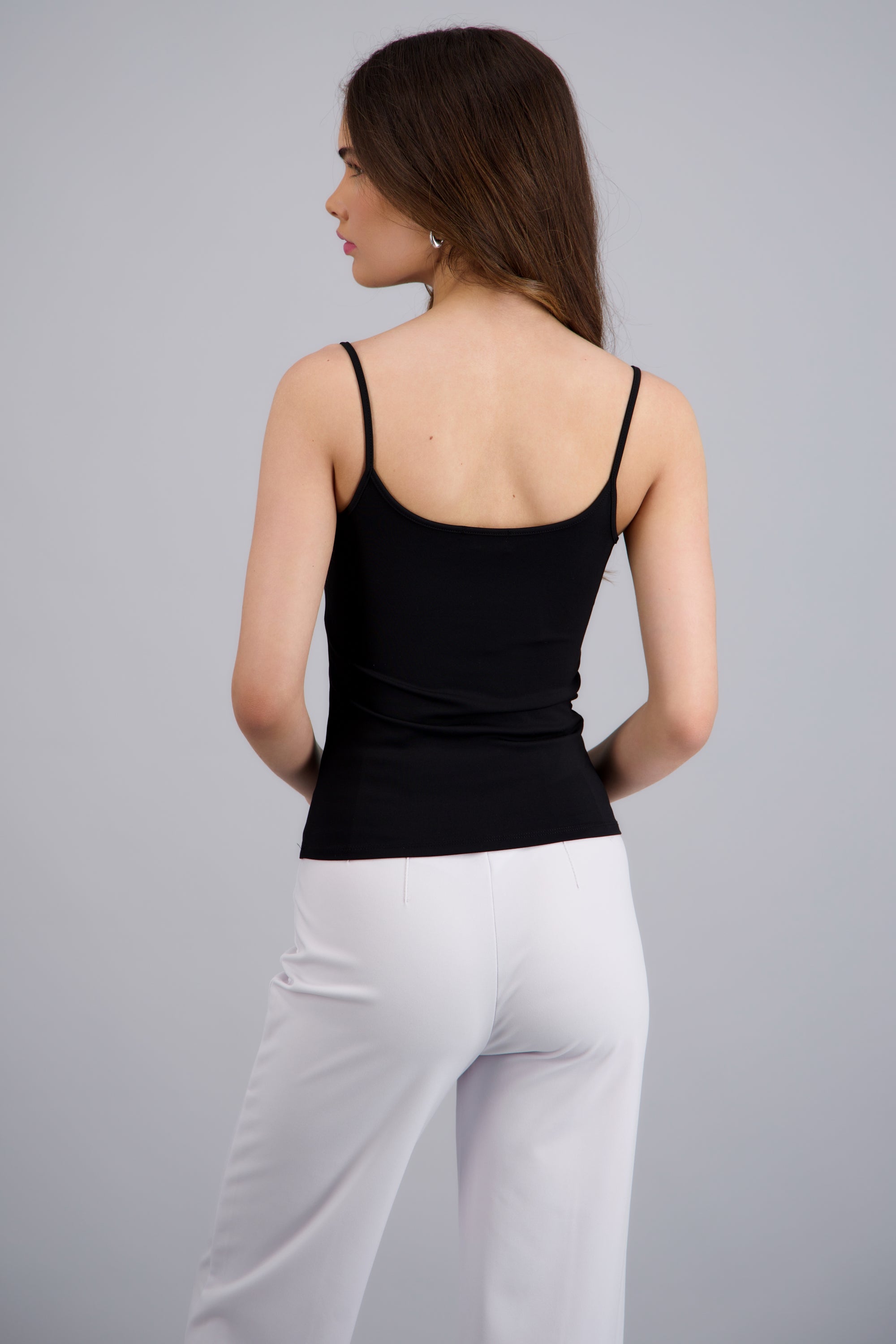 Tank top liso NEGRO