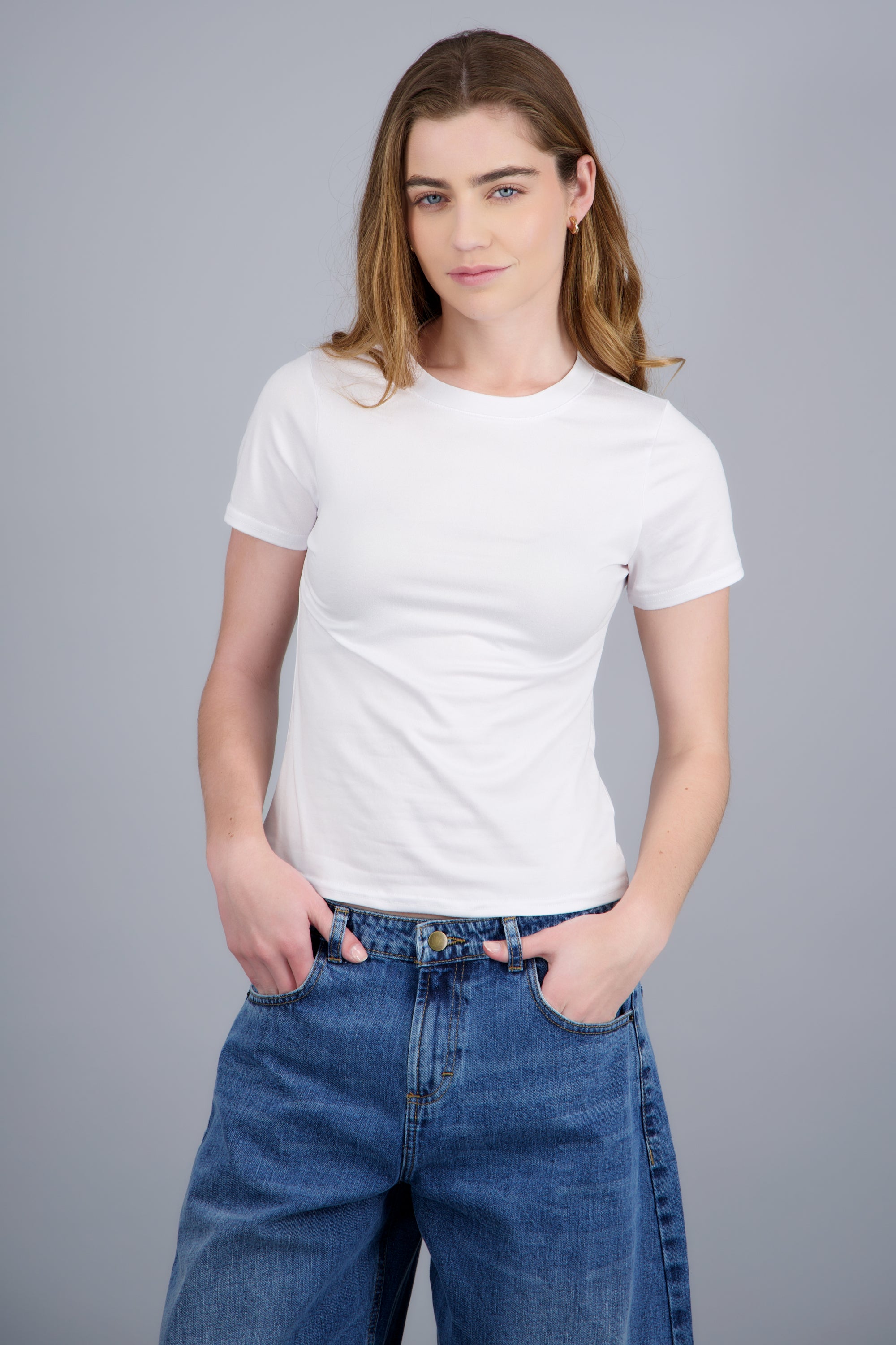 t shirt basica BLANCO