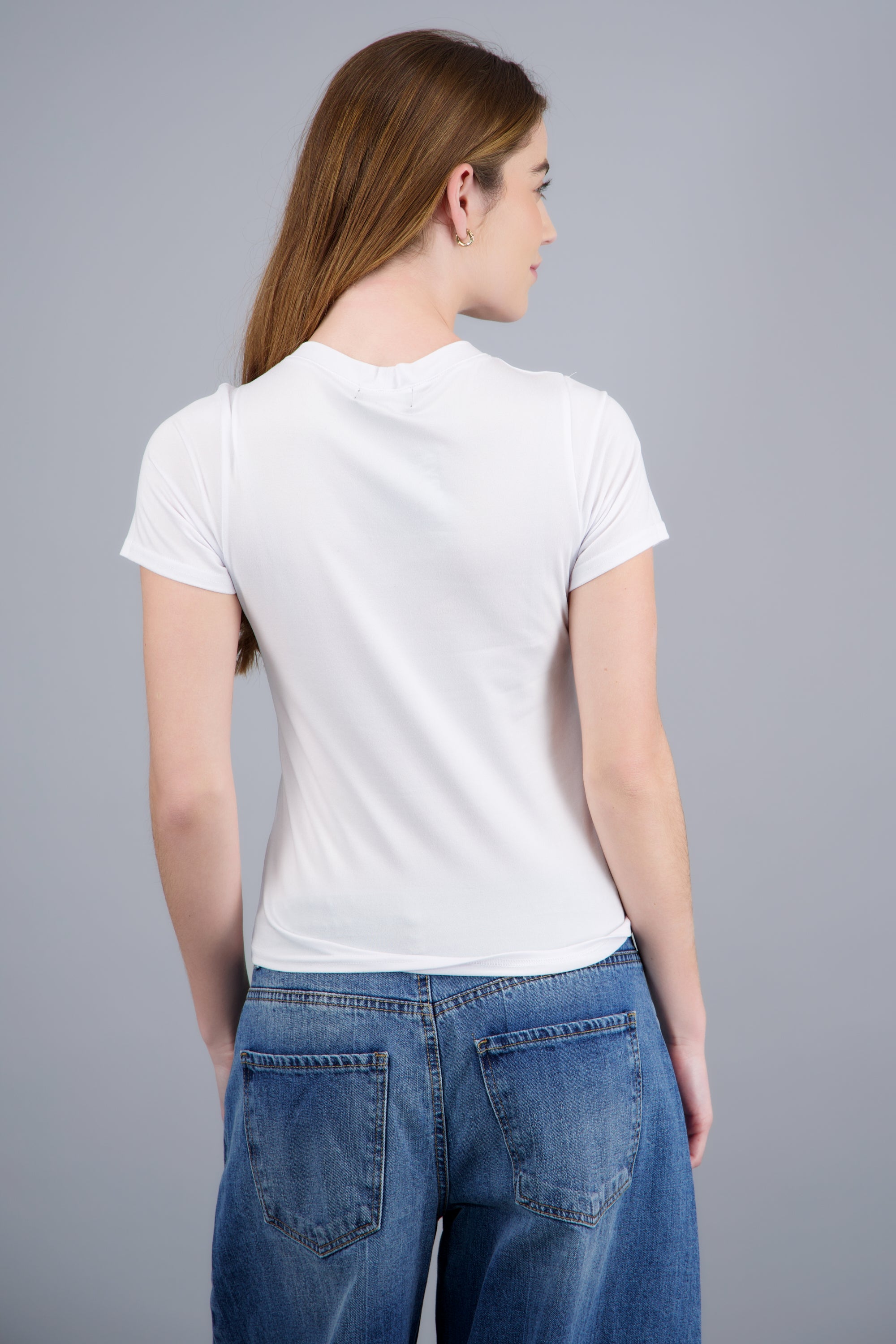 t shirt basica BLANCO