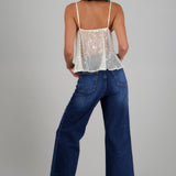 Jeans cropped mid rise
