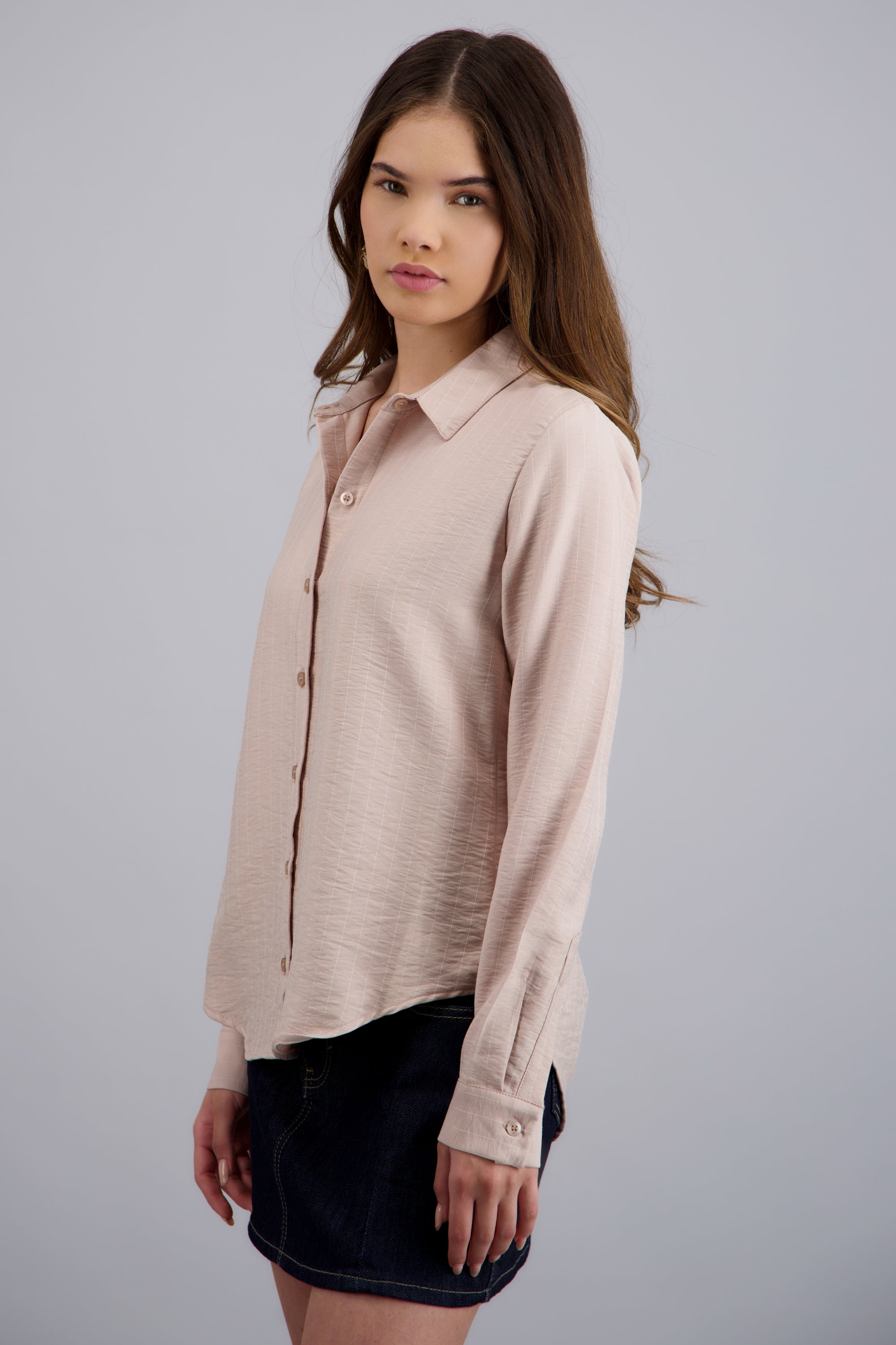 Camisa corta con textura ARENA