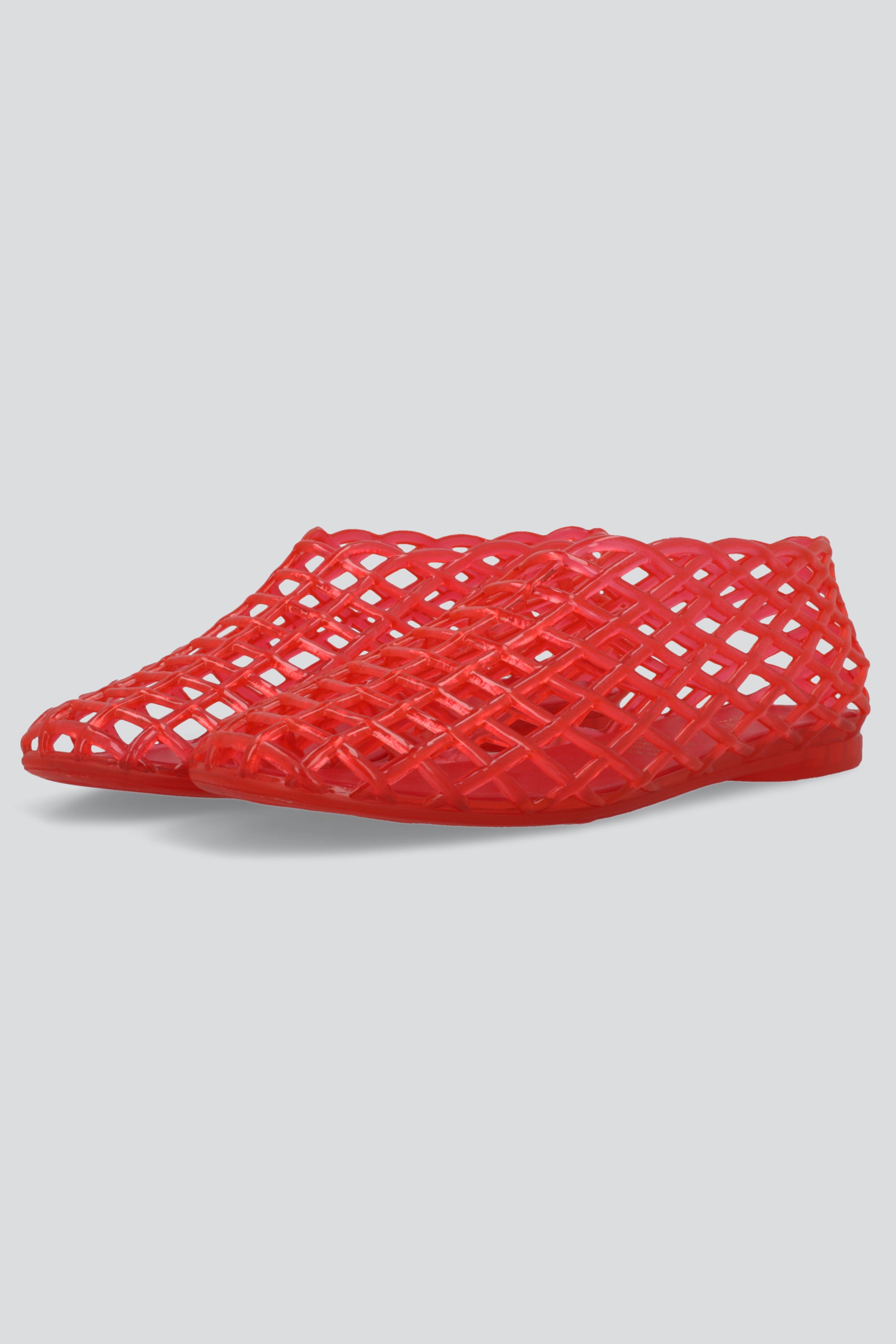 Flat tejida jelly ROJO