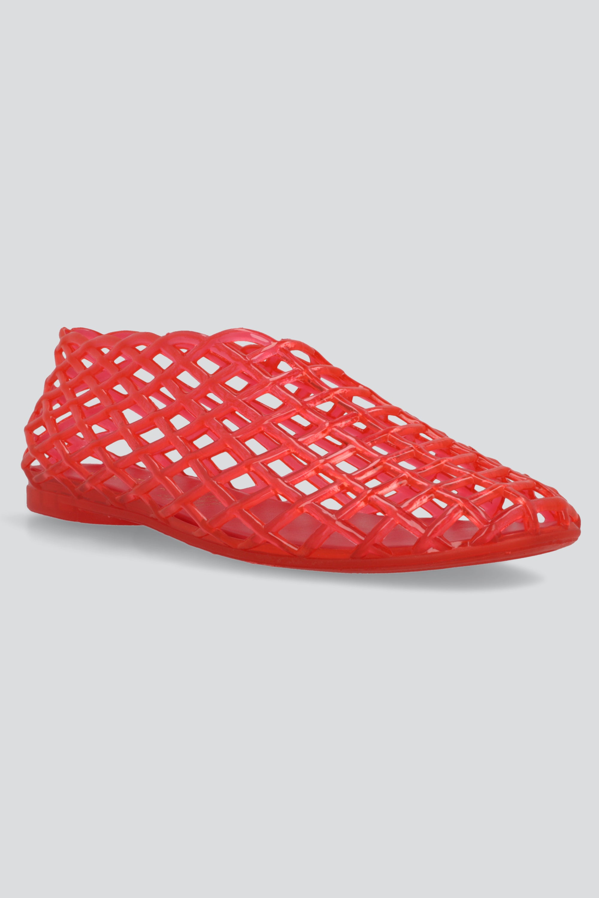 Flat tejida jelly ROJO