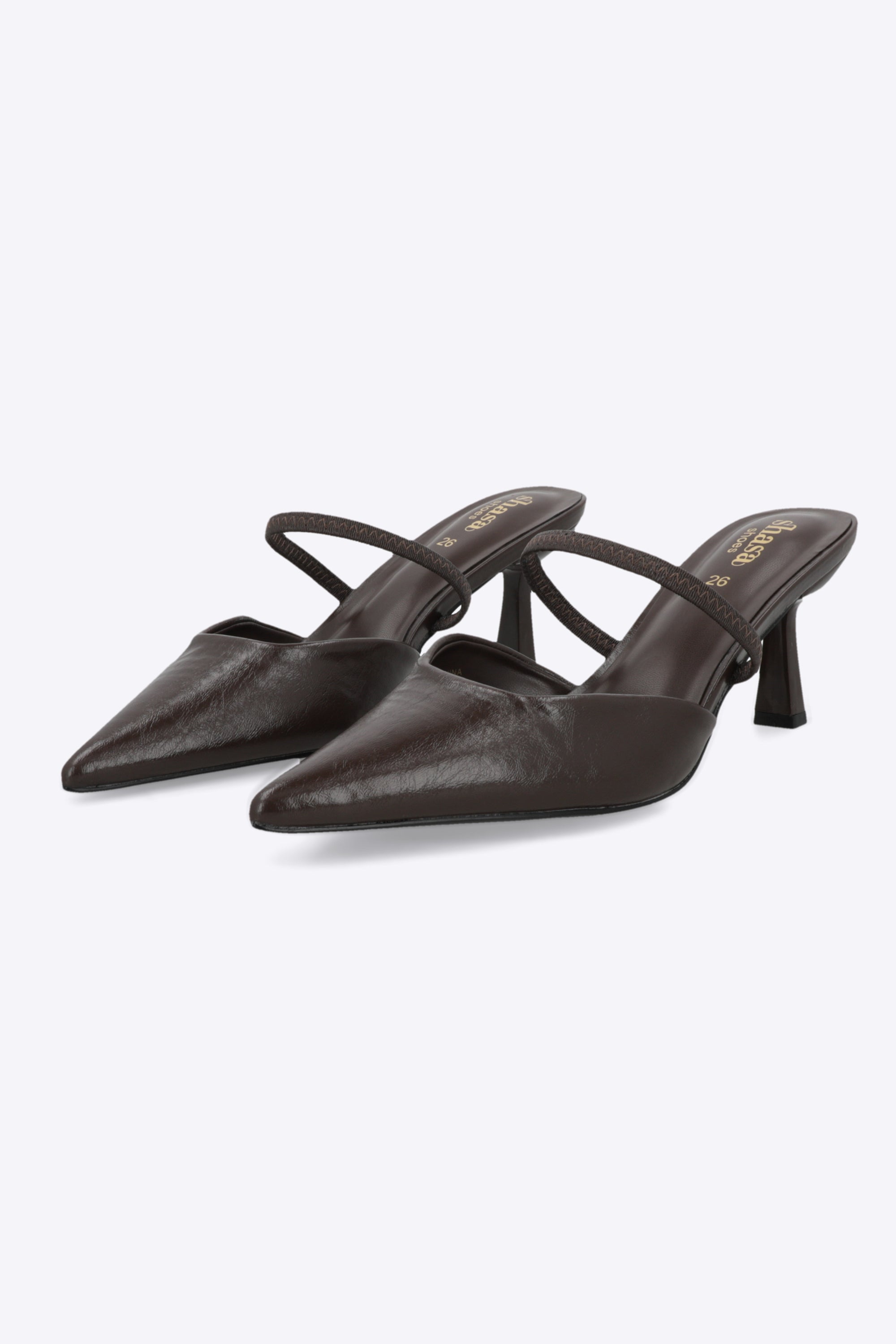 Tacon pointy liso sling back