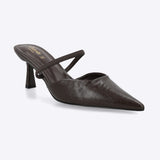 Tacon pointy liso sling back