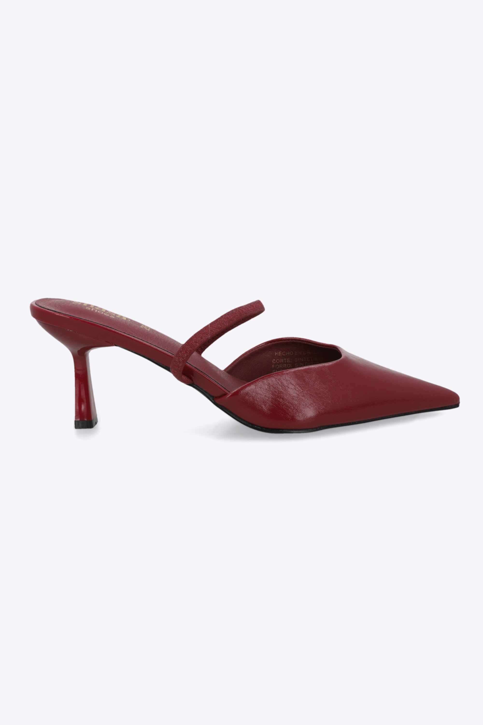Tacon pointy liso sling back