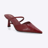 Tacon pointy liso sling back