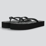 Flip flop chinela brillos estampado zebra