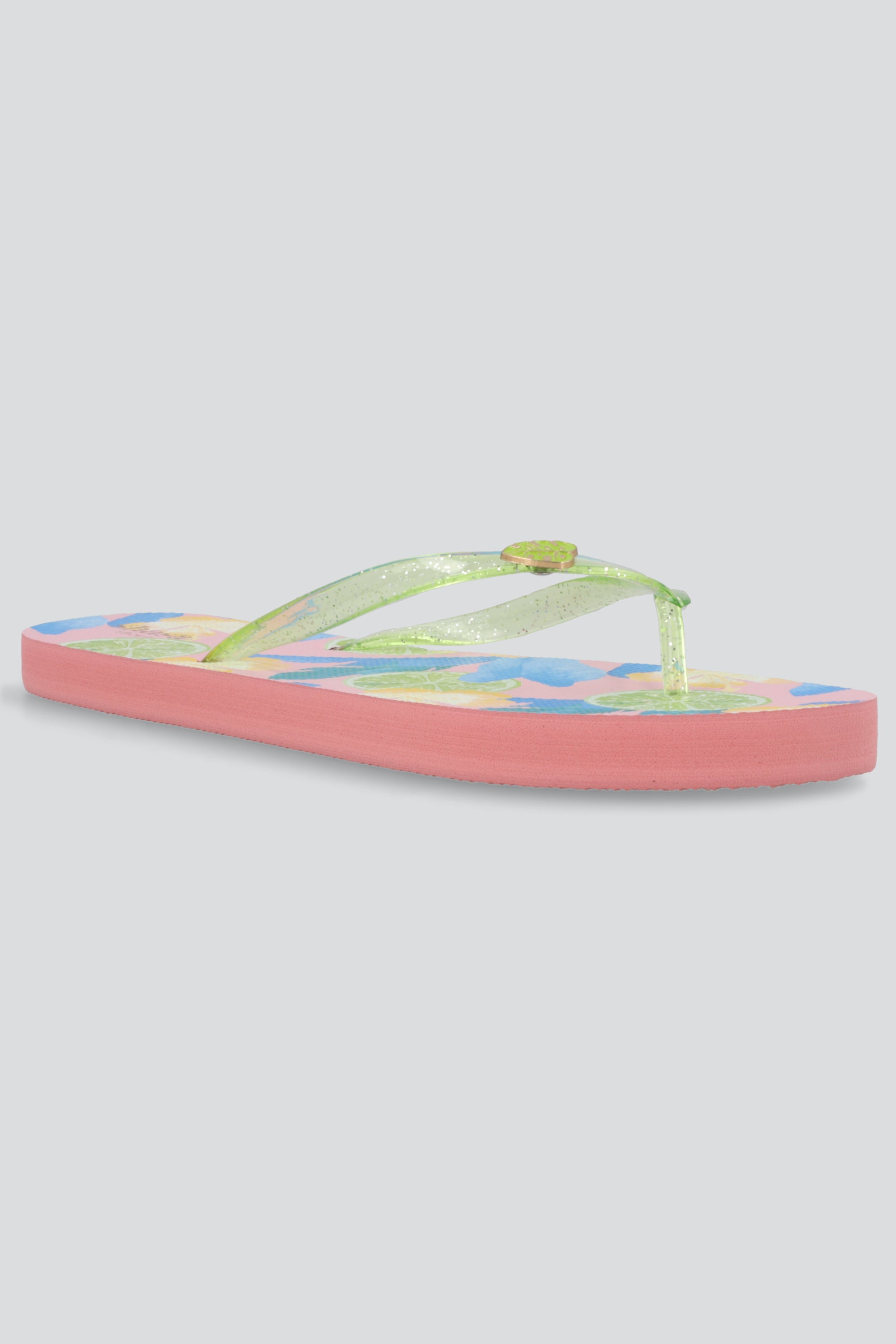 Flip flop estampado tropical ROSA