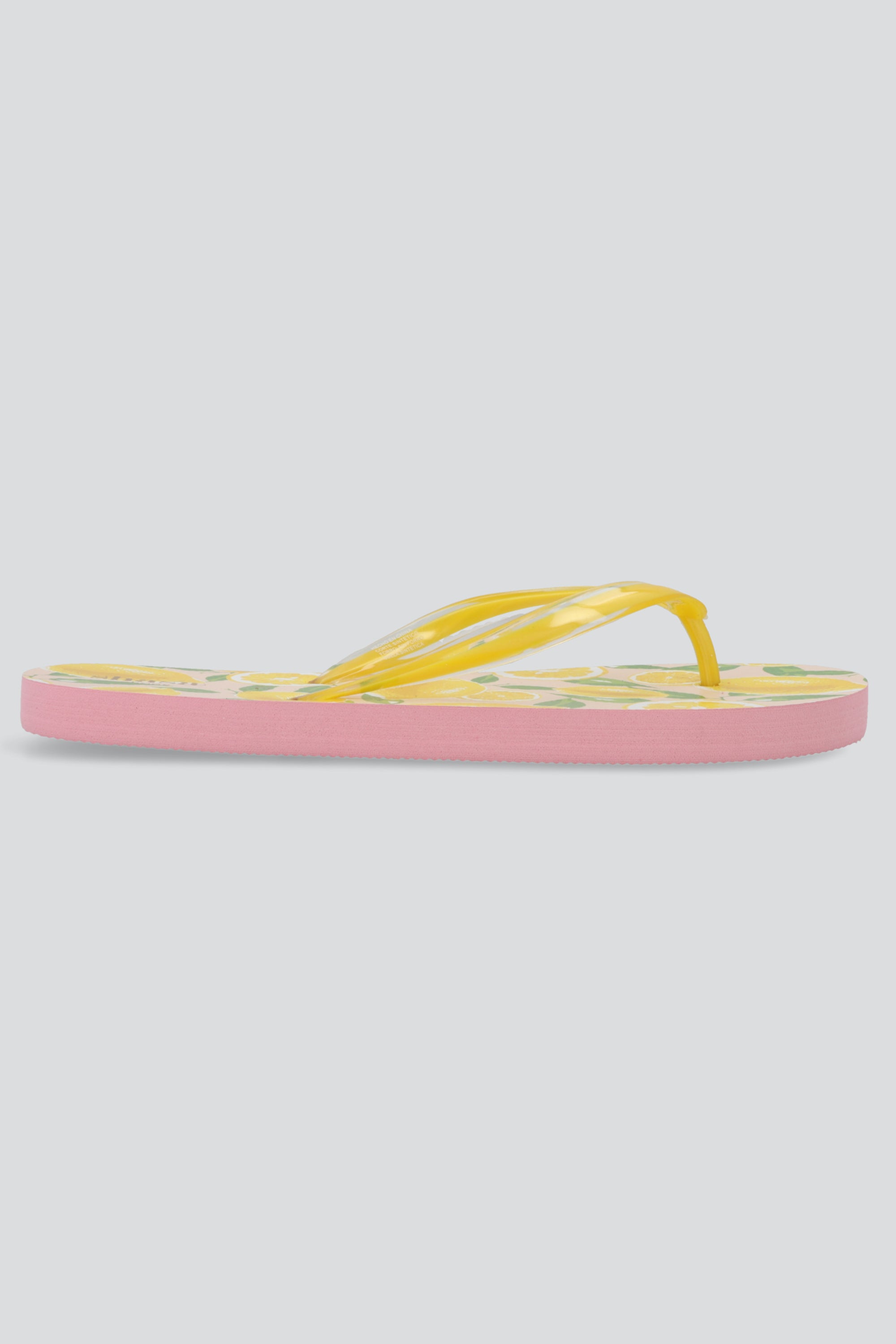 Flip flop estampado limones AMARILLO