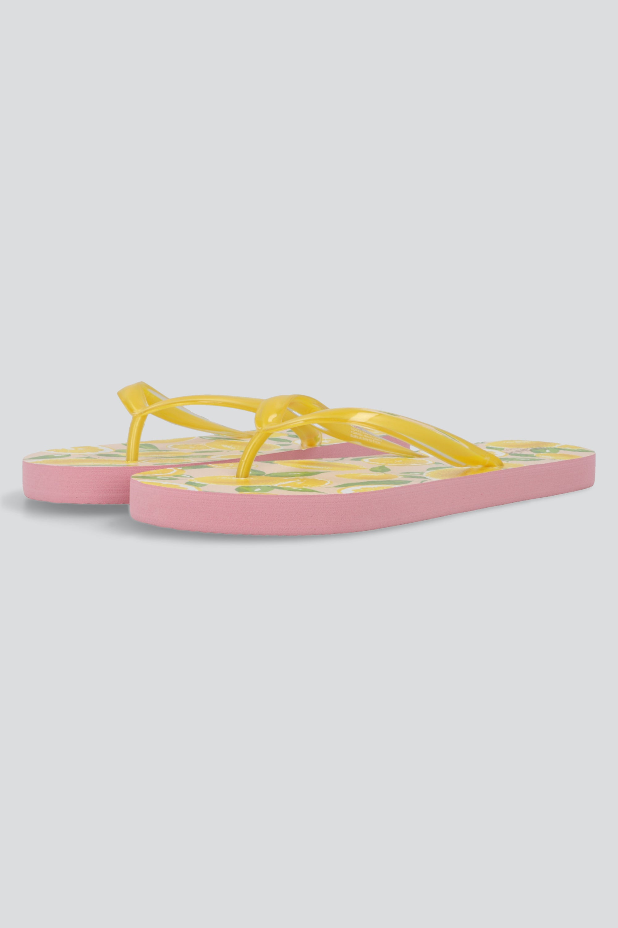 Flip flop estampado limones AMARILLO
