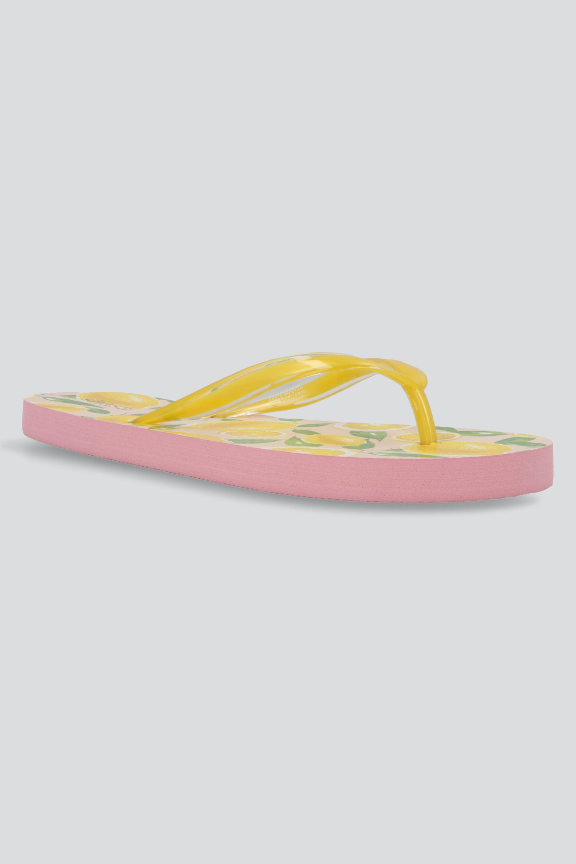 Flip flop estampado limones AMARILLO