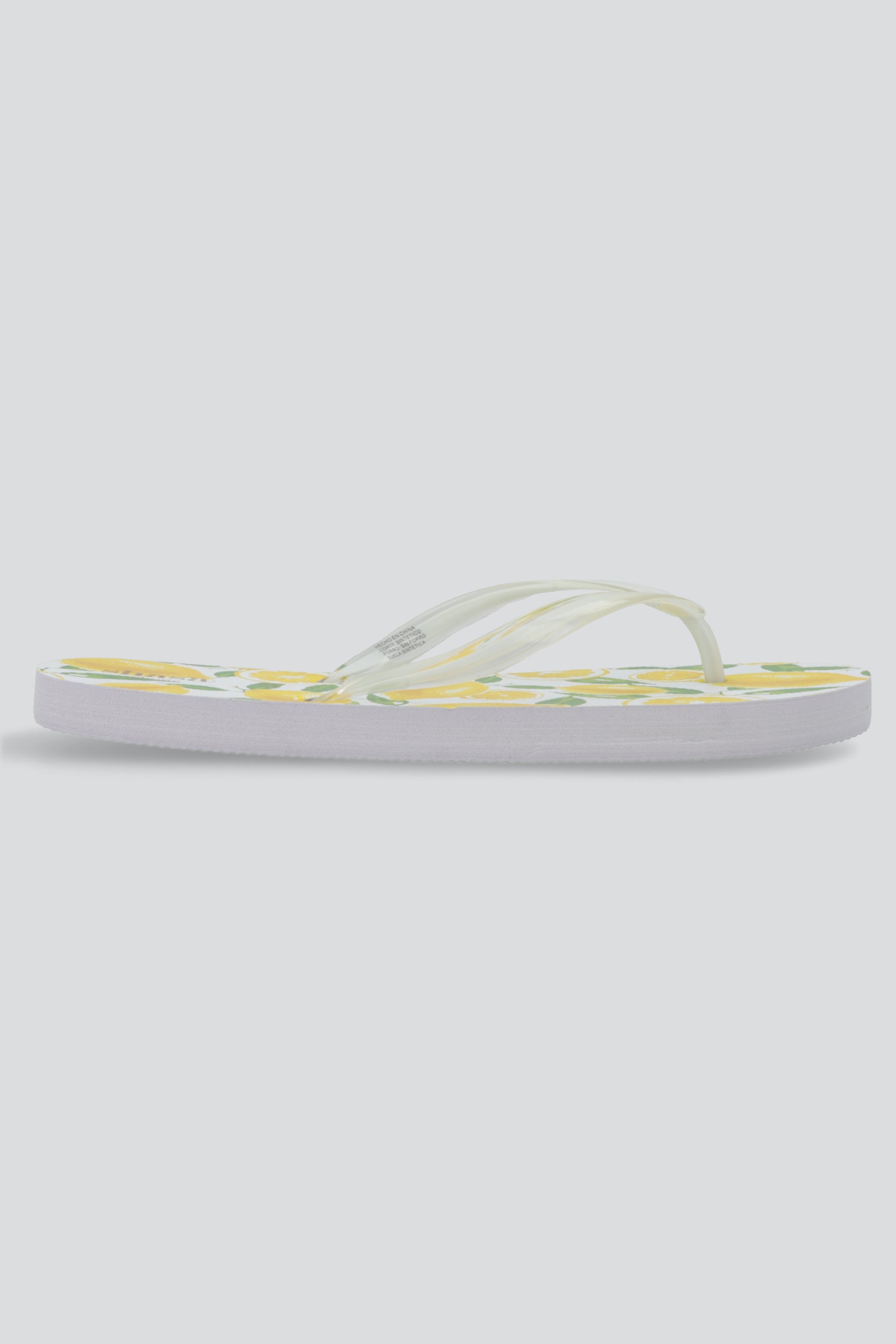 Flip flop estampado limones BLANCO