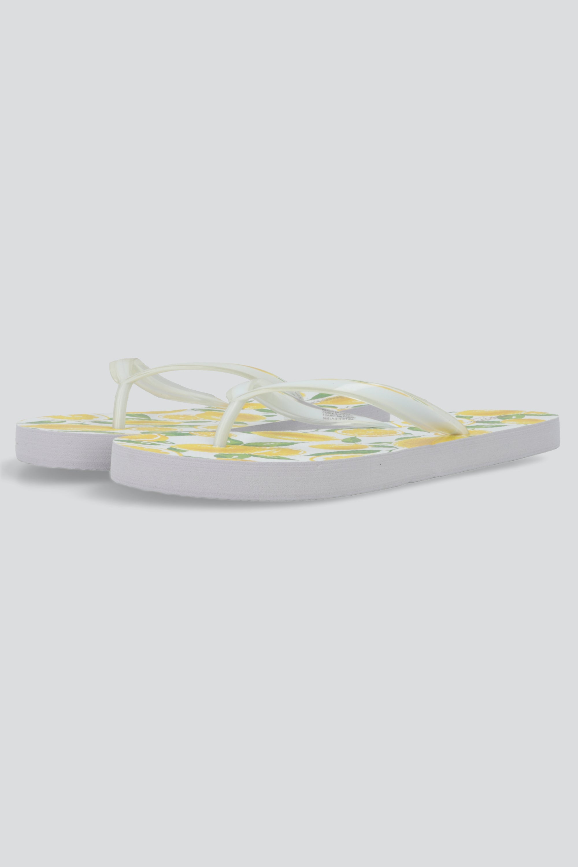 Flip flop estampado limones BLANCO
