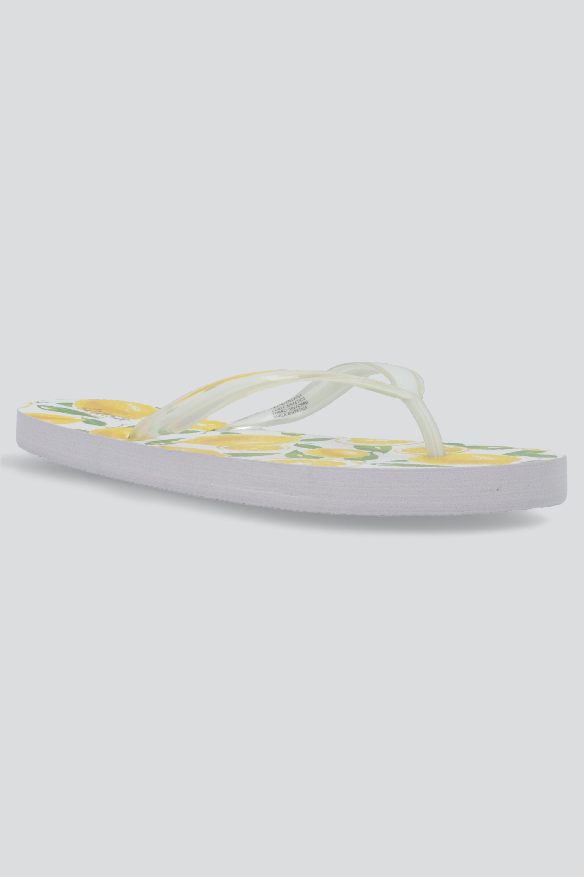 Flip flop estampado limones BLANCO