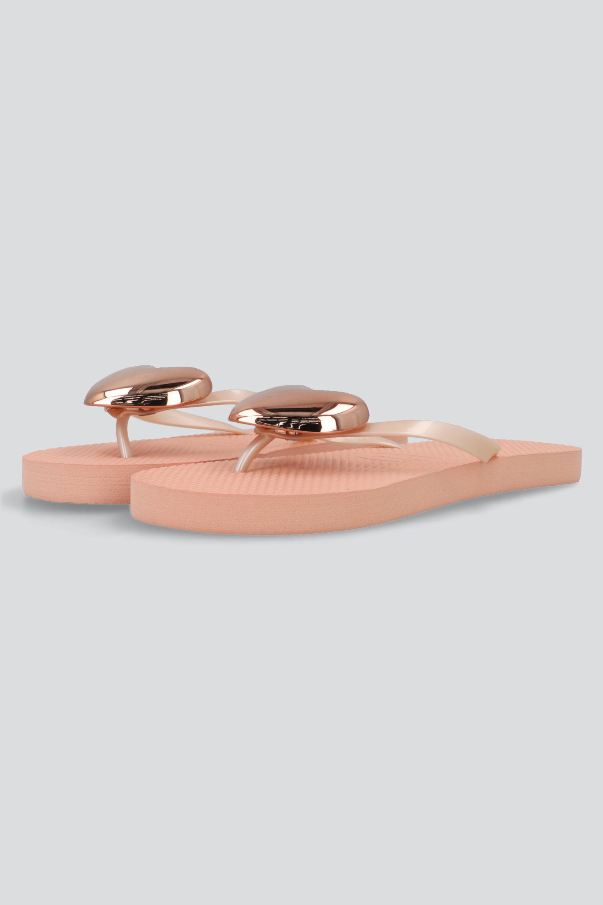 Flip flop corazon metal BLUSH