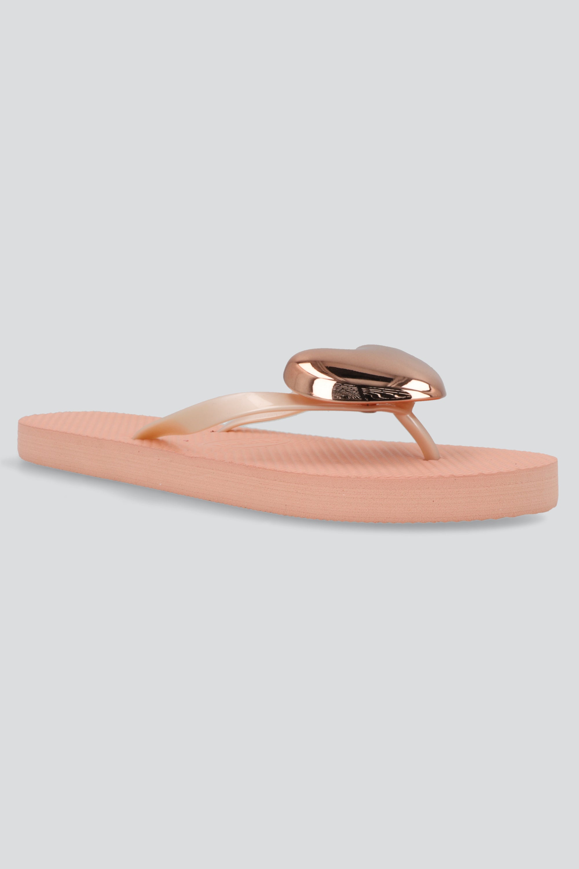 Flip flop corazon metal BLUSH