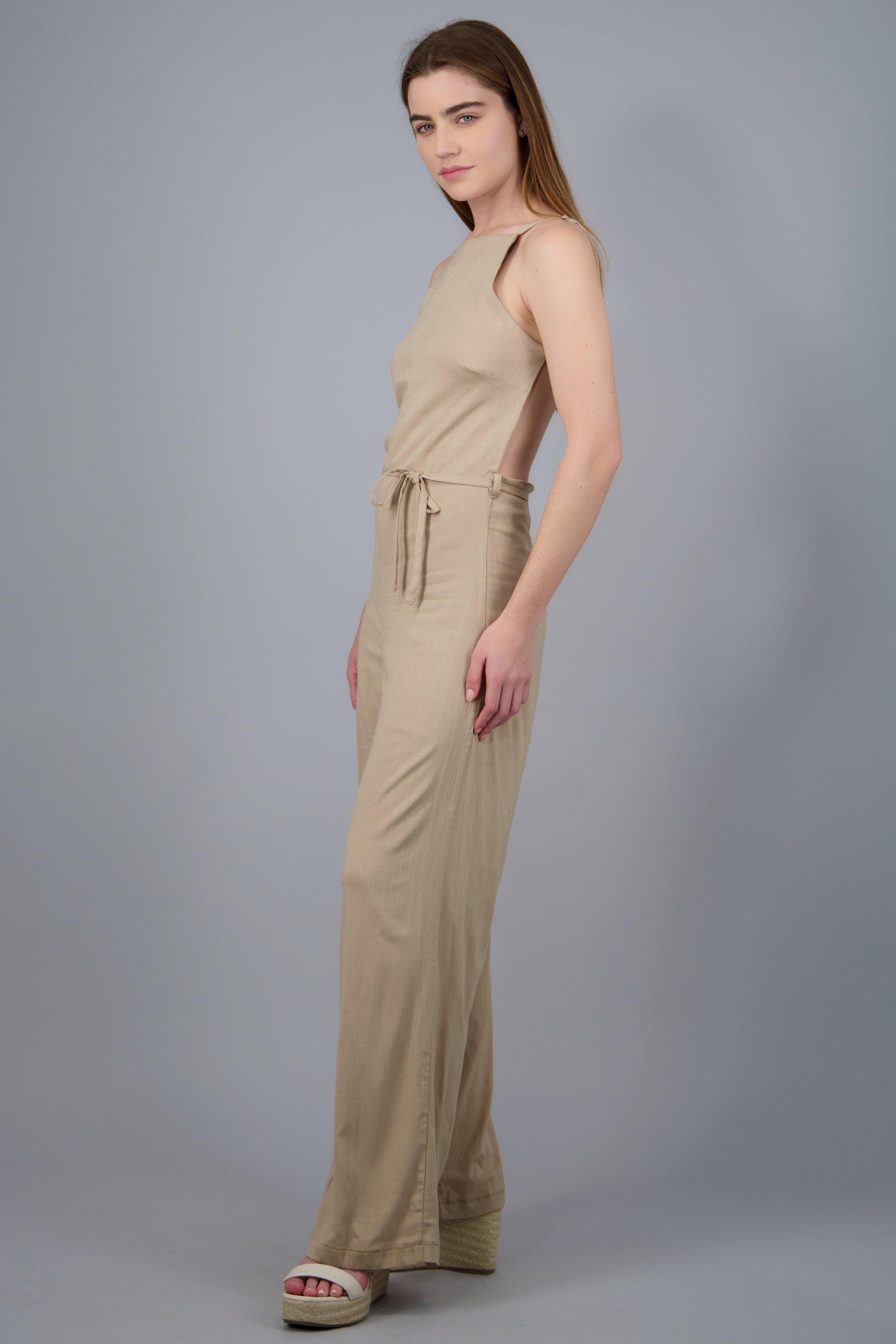 Jumpsuit liso escote recto ARENA