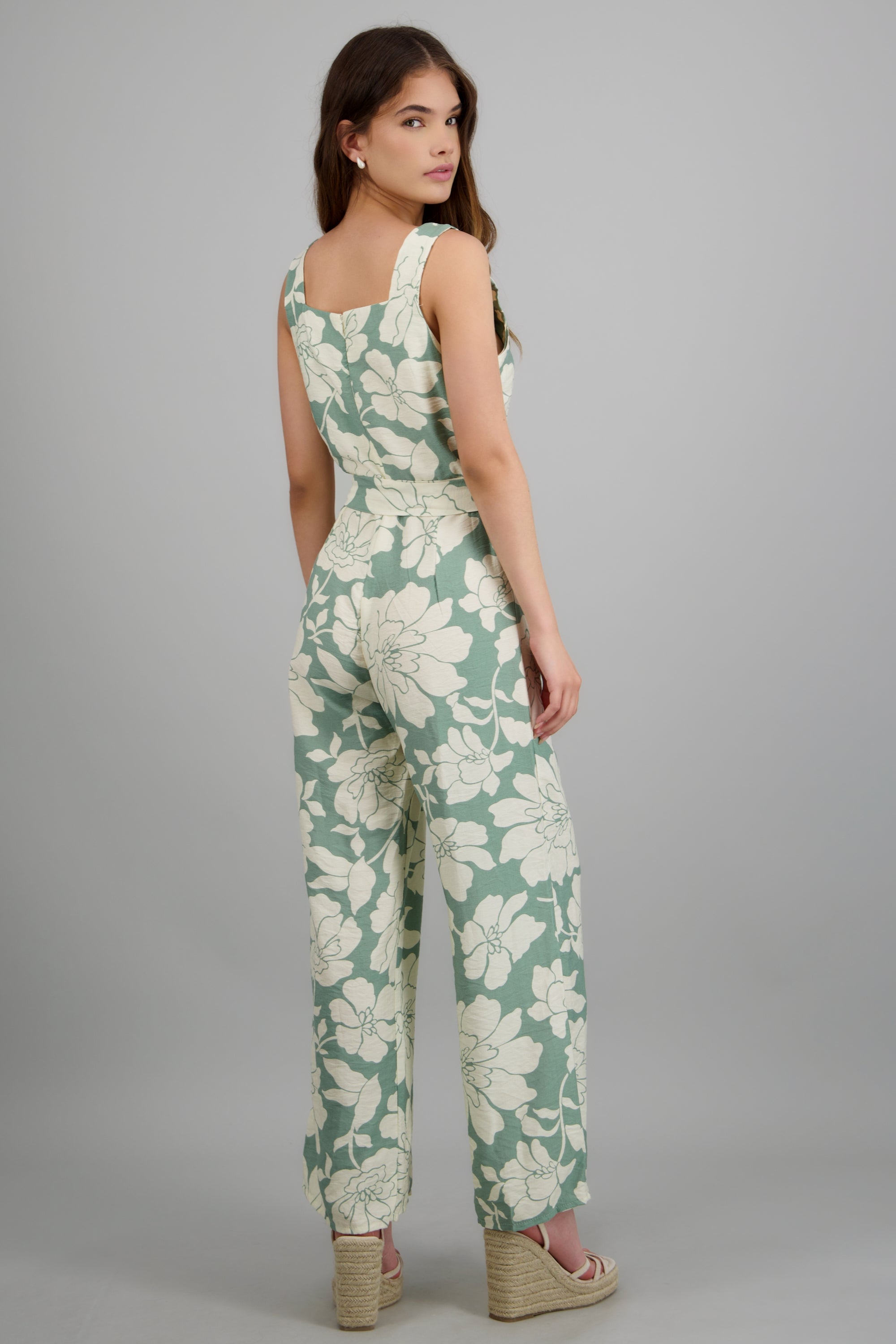 Jumpsuit tirantes estampado flores SAGE