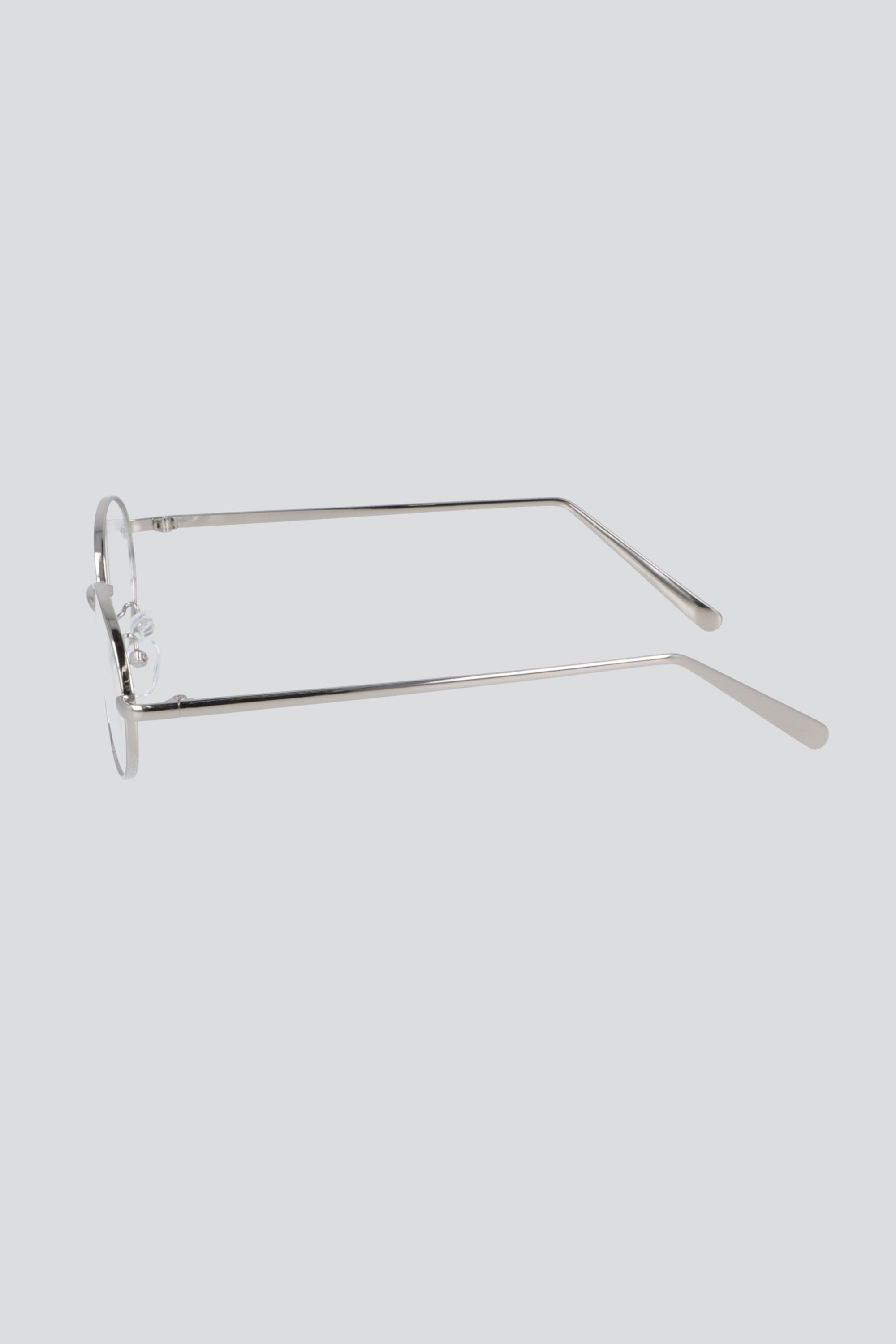 Lentes ovalados delgados luz azul PLATA