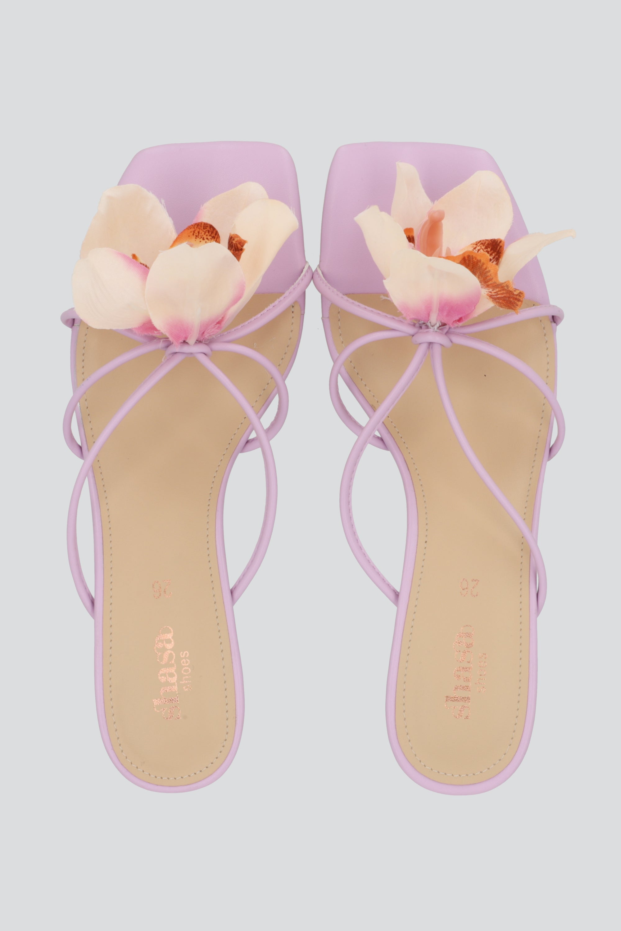 Tacon kitten flor tiras ROSA