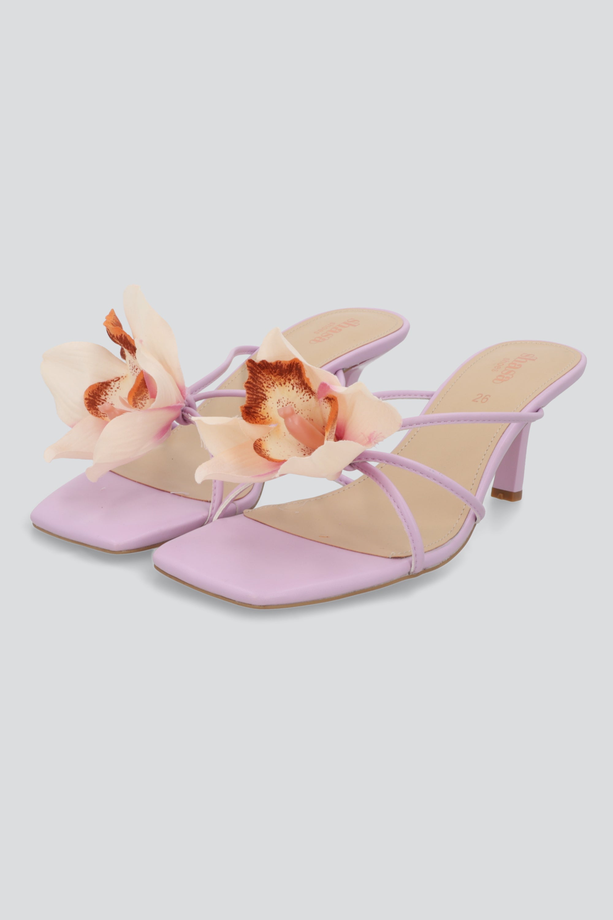 Tacon kitten flor tiras ROSA