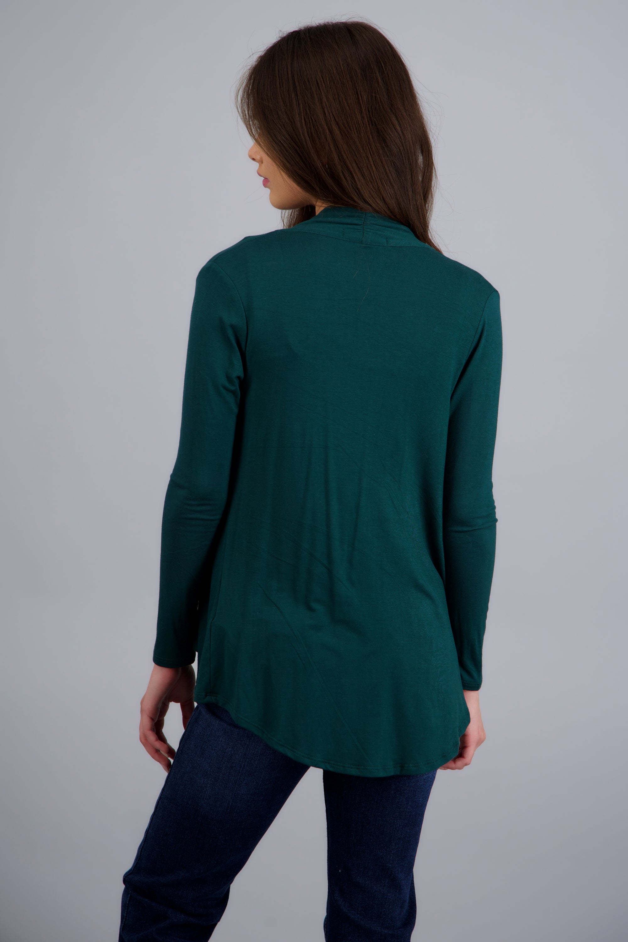 Cárdigan Corto Caída Cascada Manga Larga JADE