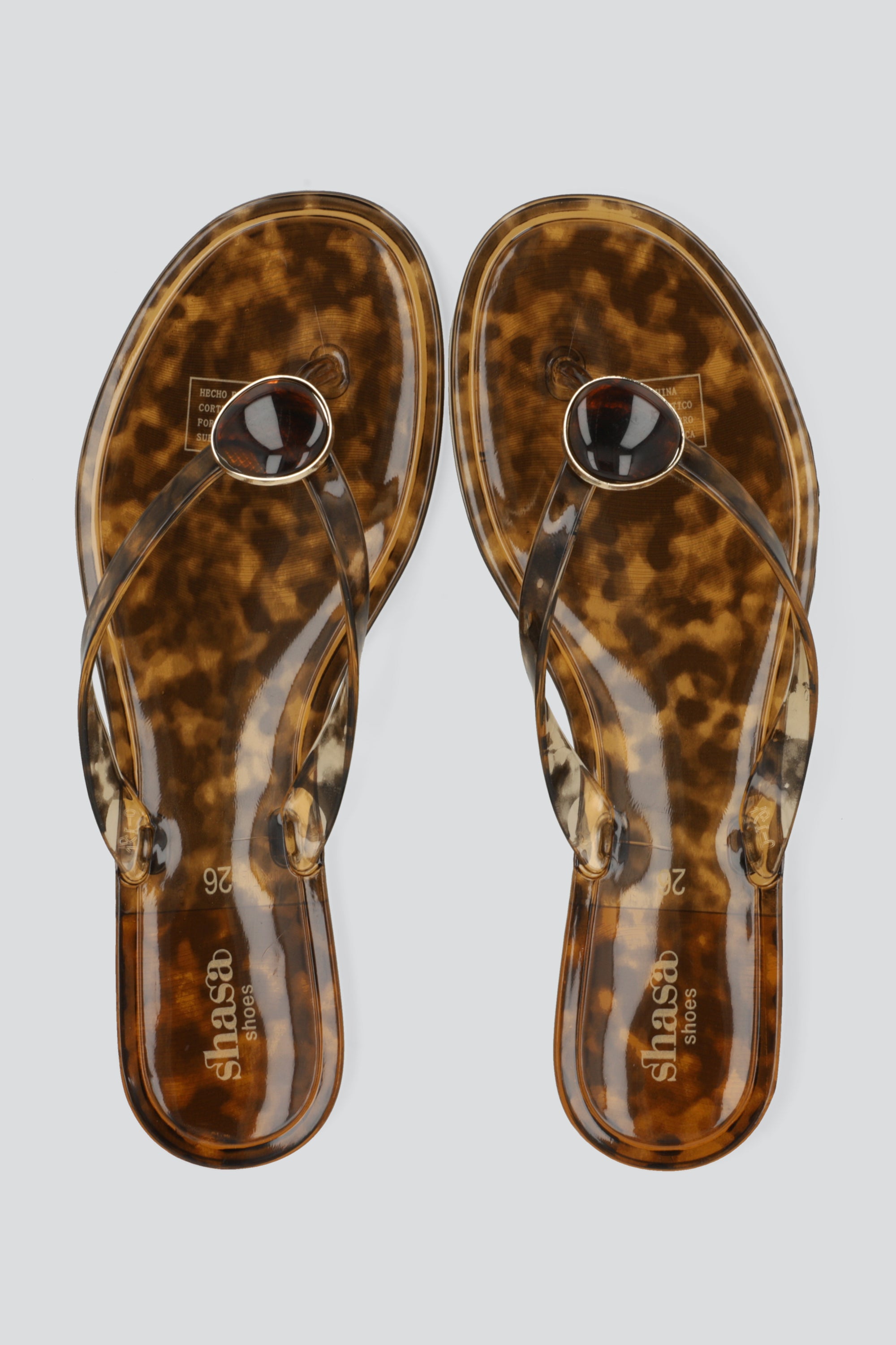Flip flop con gema CAFE