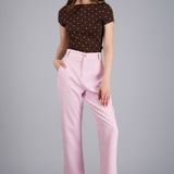 Pantalón Cintura Alta Capri Bolsas