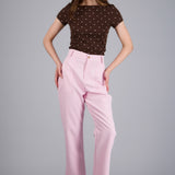 Pantalón Cintura Alta Capri Bolsas