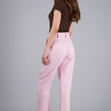 Pantalón Cintura Alta Capri Bolsas