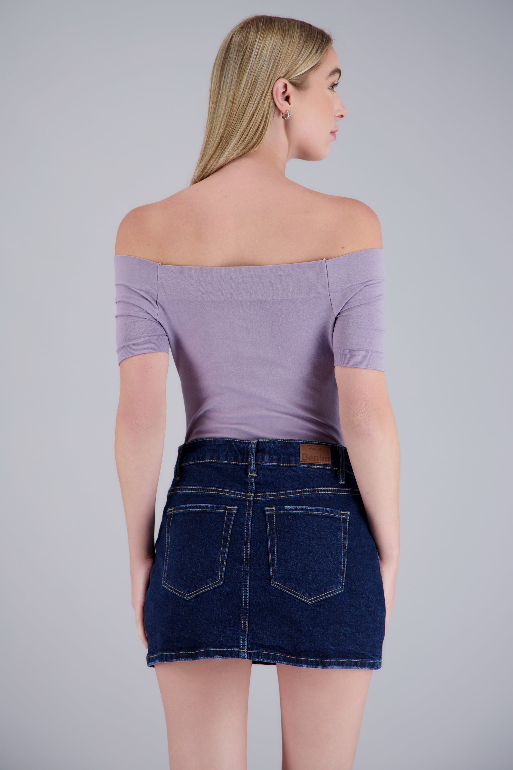 Bodysuit Liso Hombros Descubiertos LILA