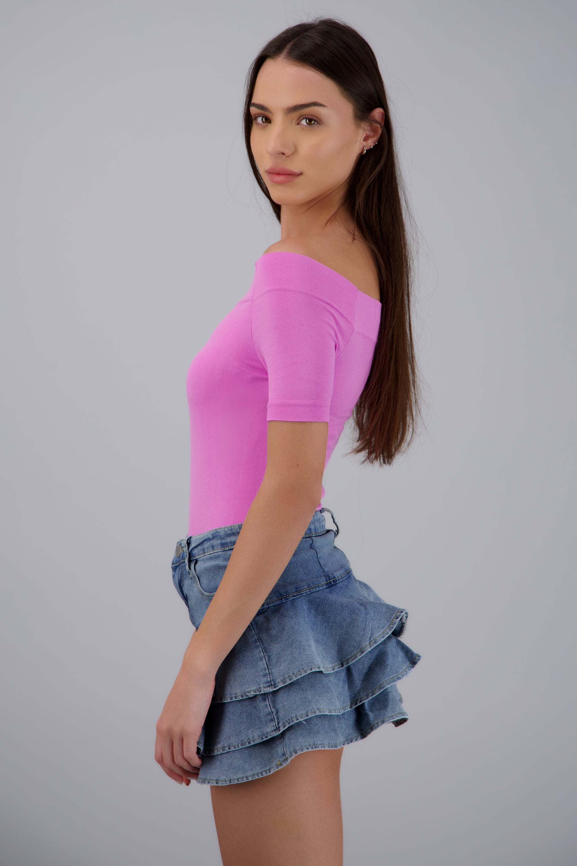 Bodysuit Liso Hombros Descubiertos FIUSHA