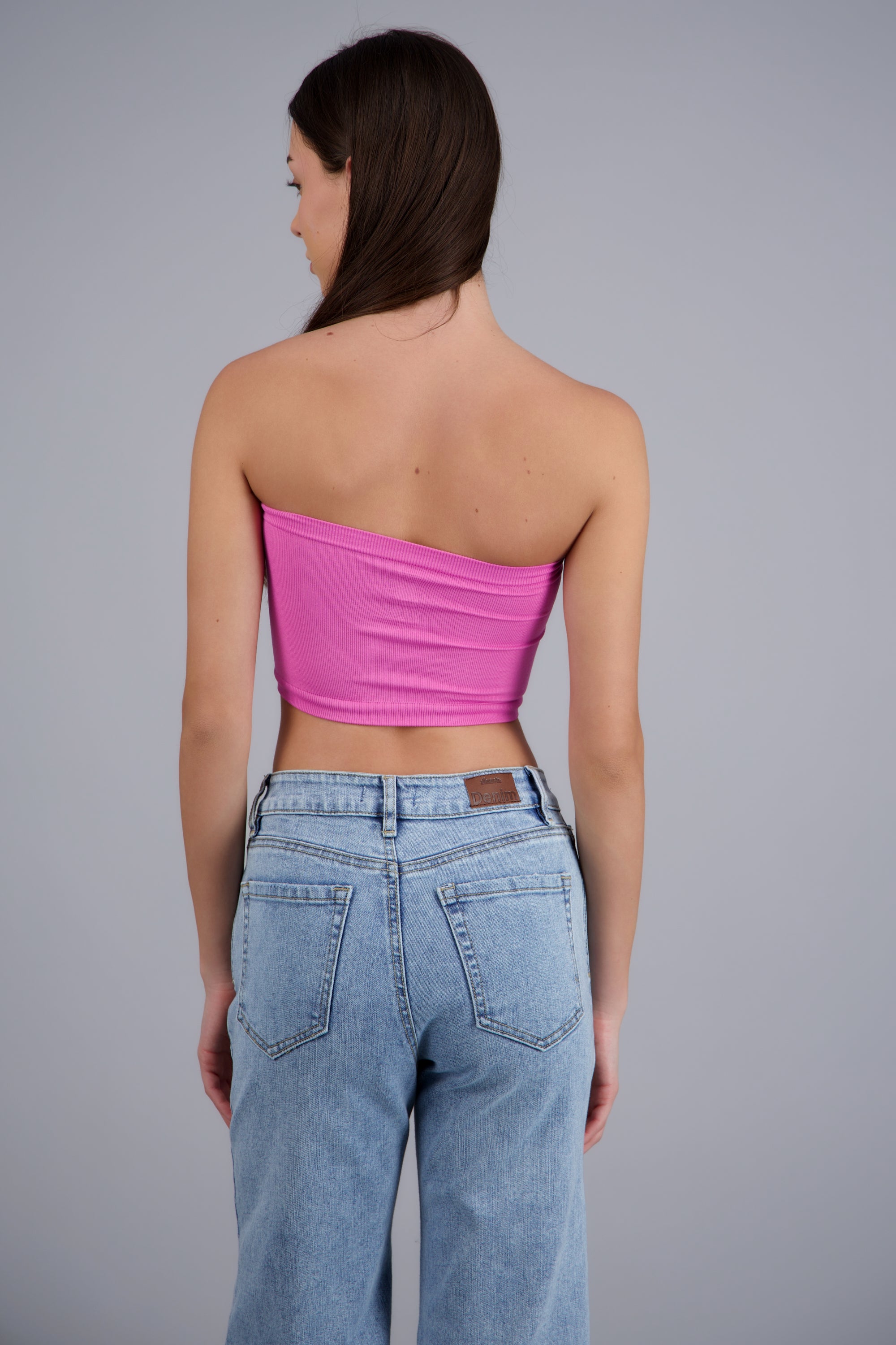 Top Tubo Elástico Acanalado FIUSHA