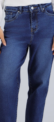 Jeans straight mid rise