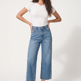 Jeans cropped mid rise