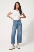 Jeans cropped mid rise