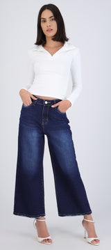 Jeans cropped mid rise