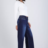 Jeans cropped mid rise
