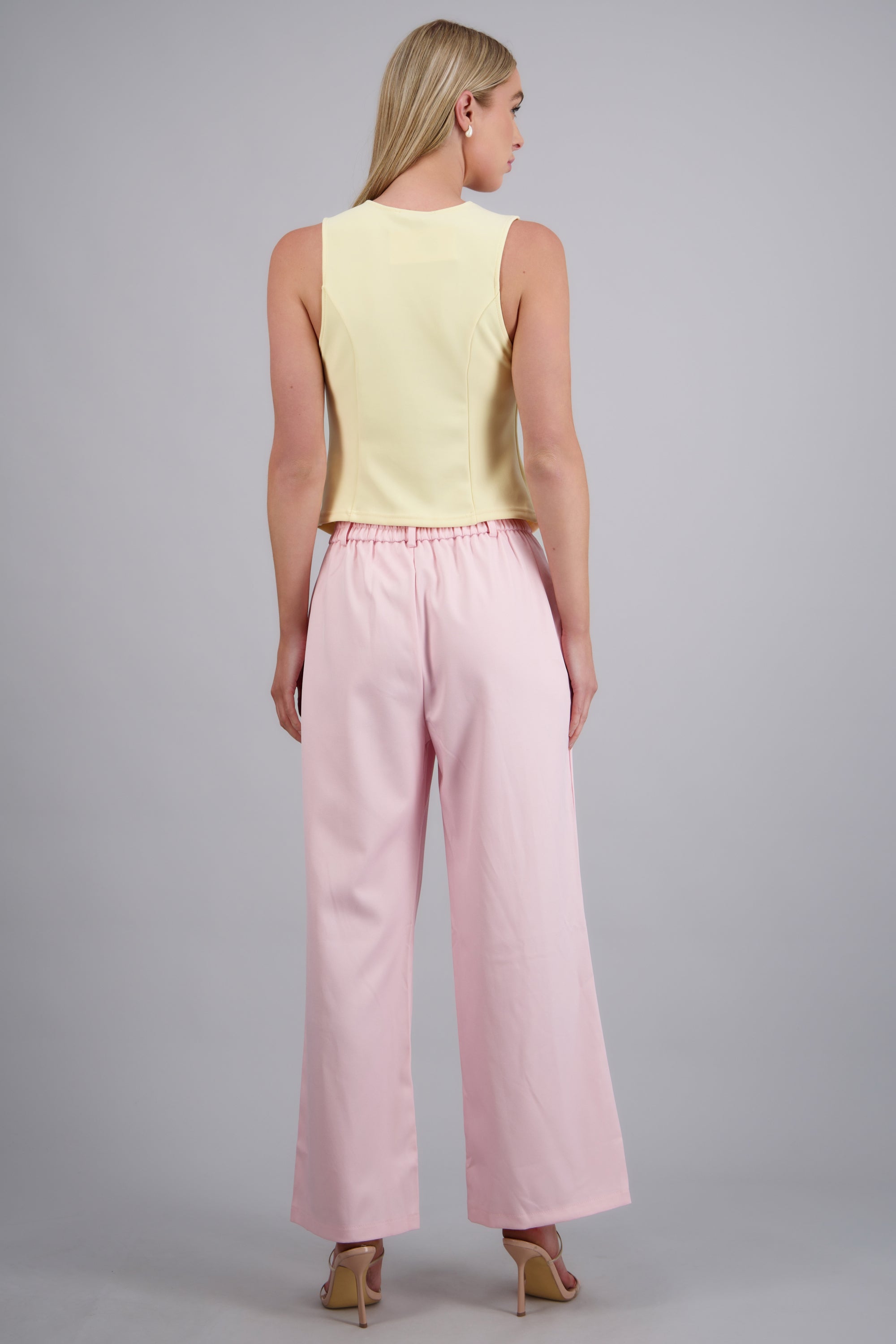 Pantalón amplio con bolsas PALO DE ROSA