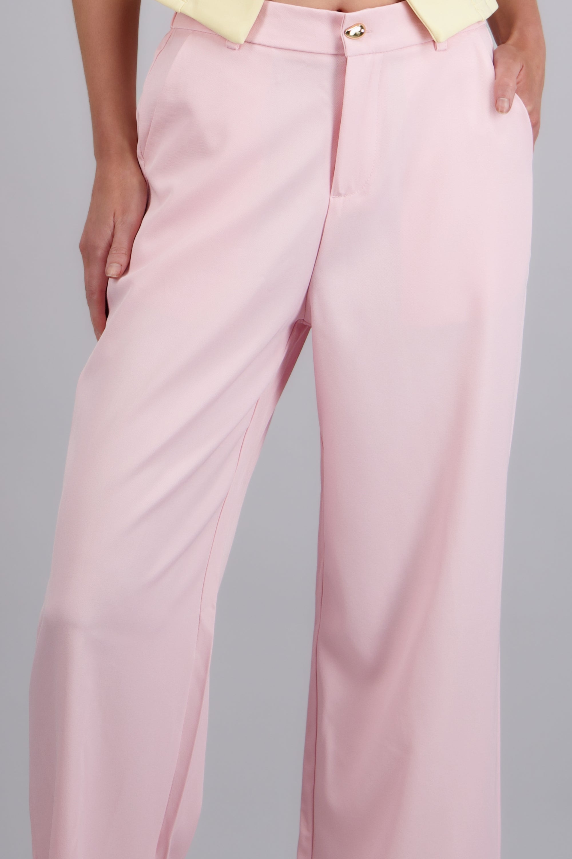 Pantalón amplio con bolsas PALO DE ROSA