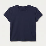 Top escote scoop manga carta