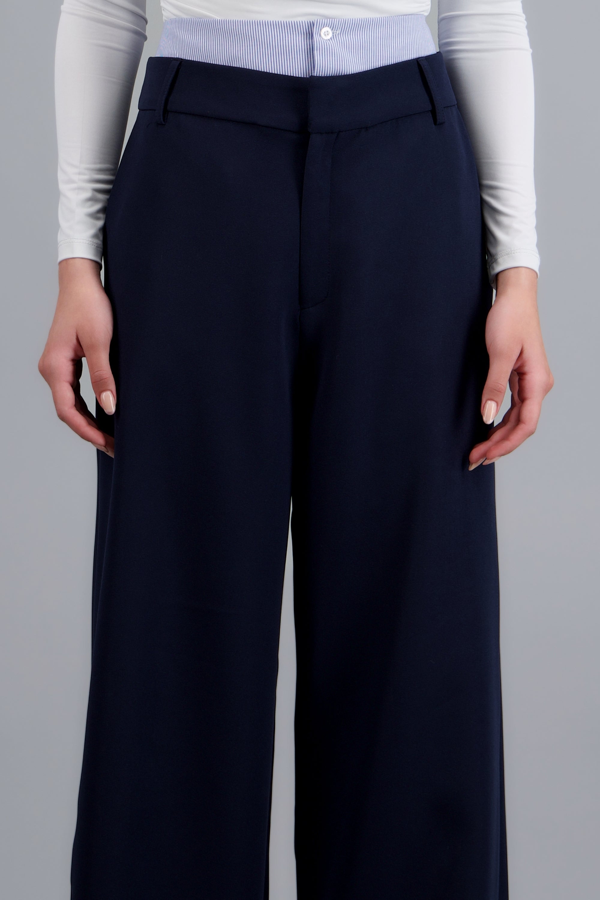 Pantalon sastre con pretina doble MARINO