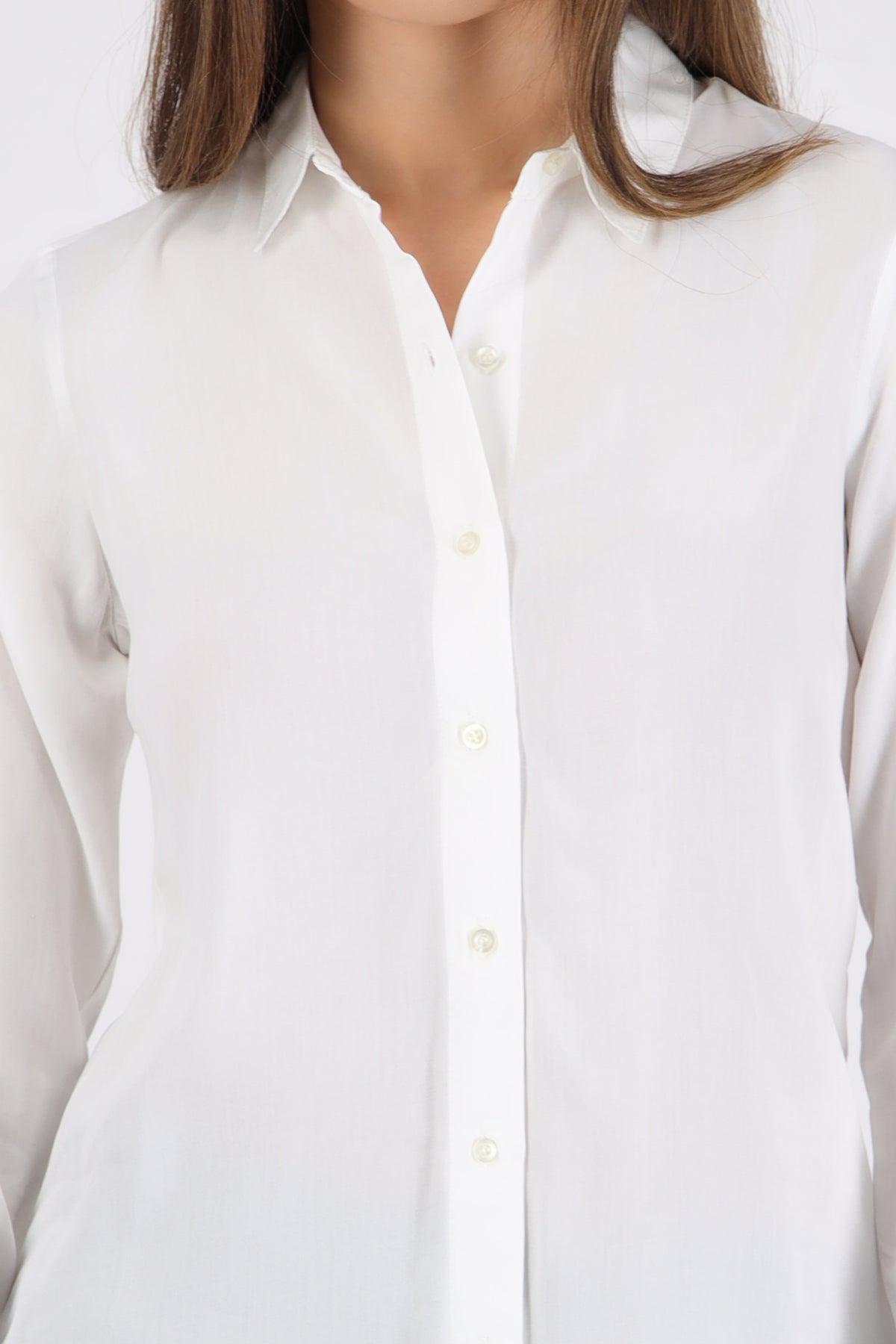 Camisa manga larga lisa HUESO