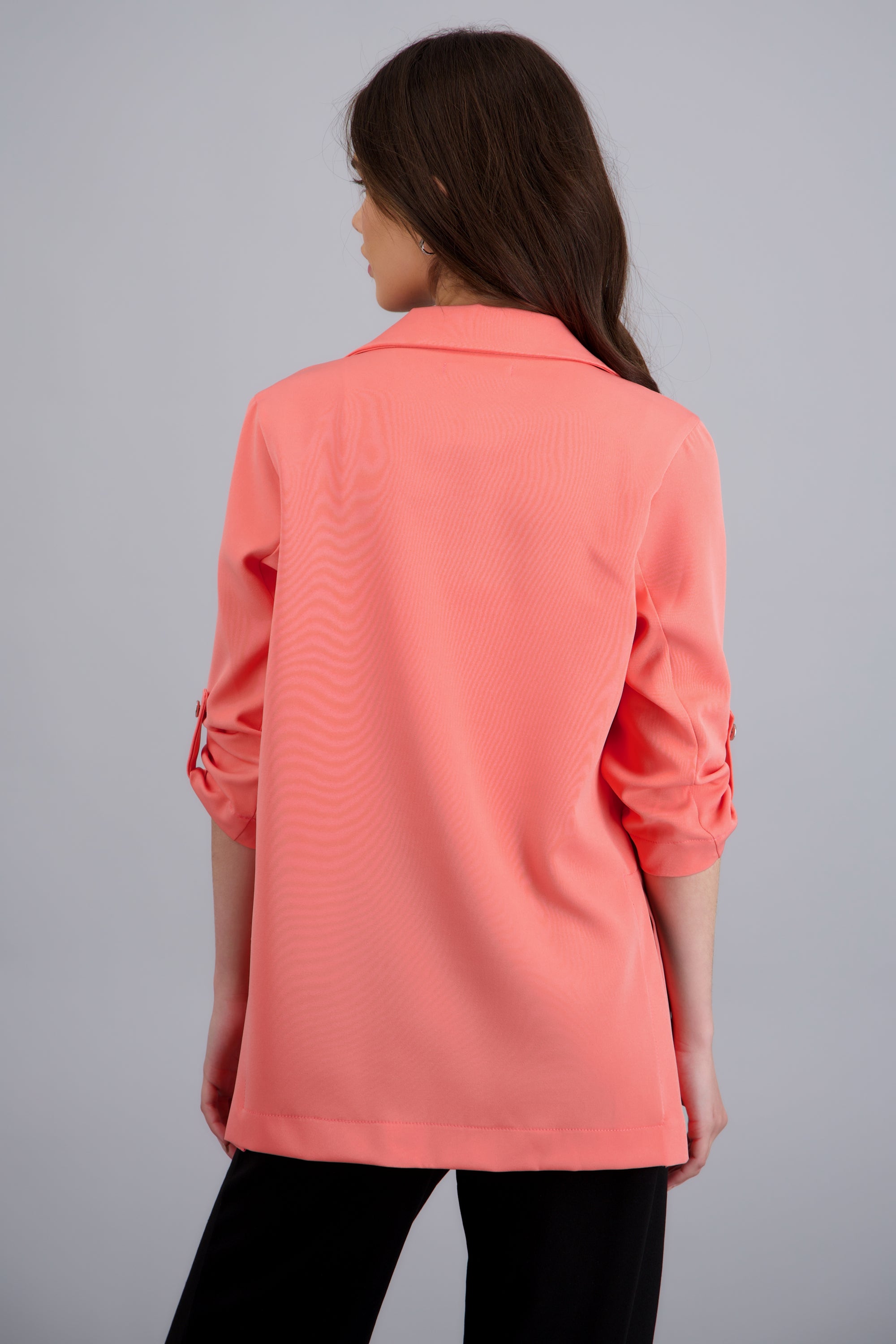Saco Liso Manga Elevadores CORAL