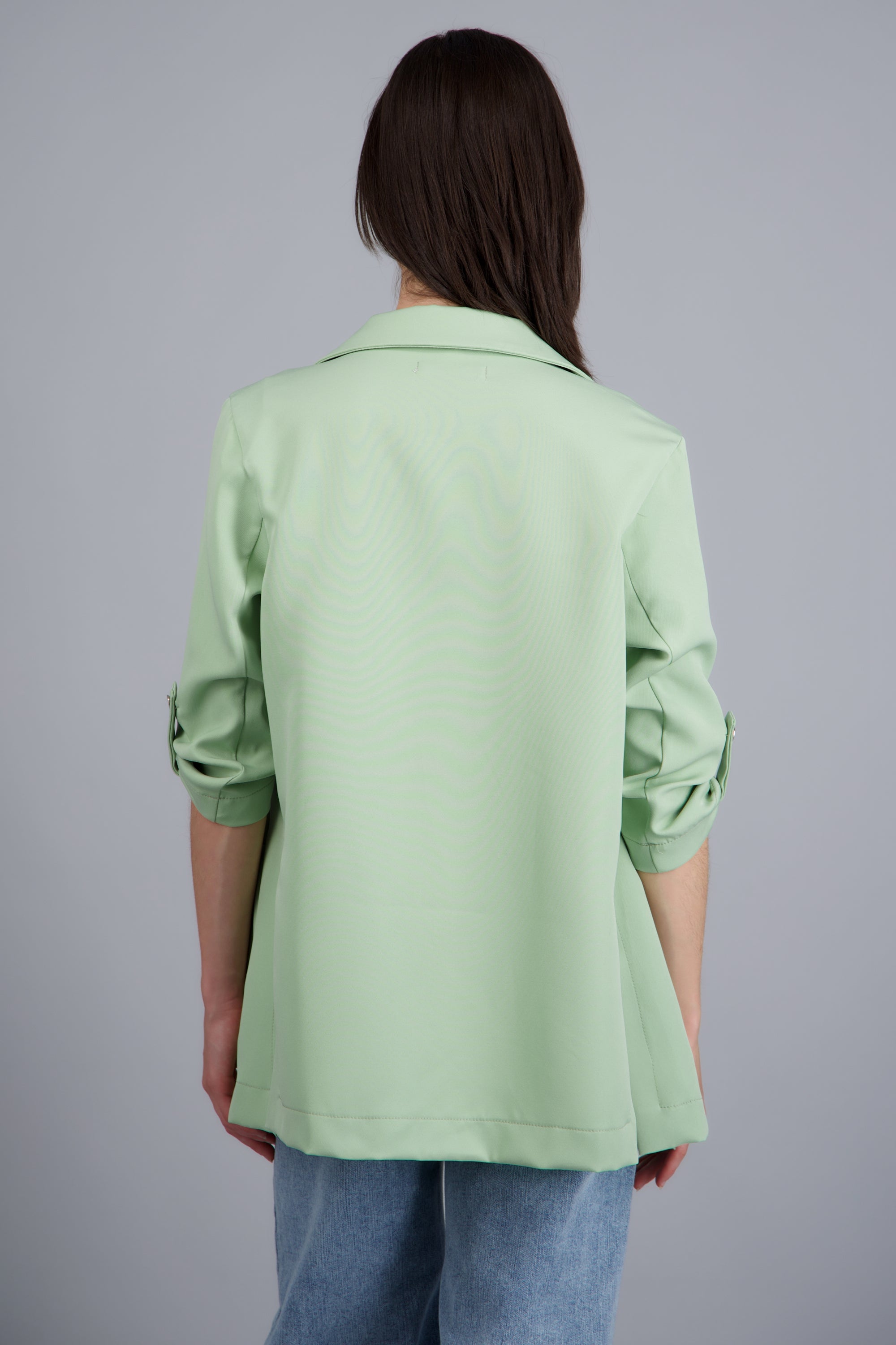 Saco Liso Manga Elevadores VERDE CLARO