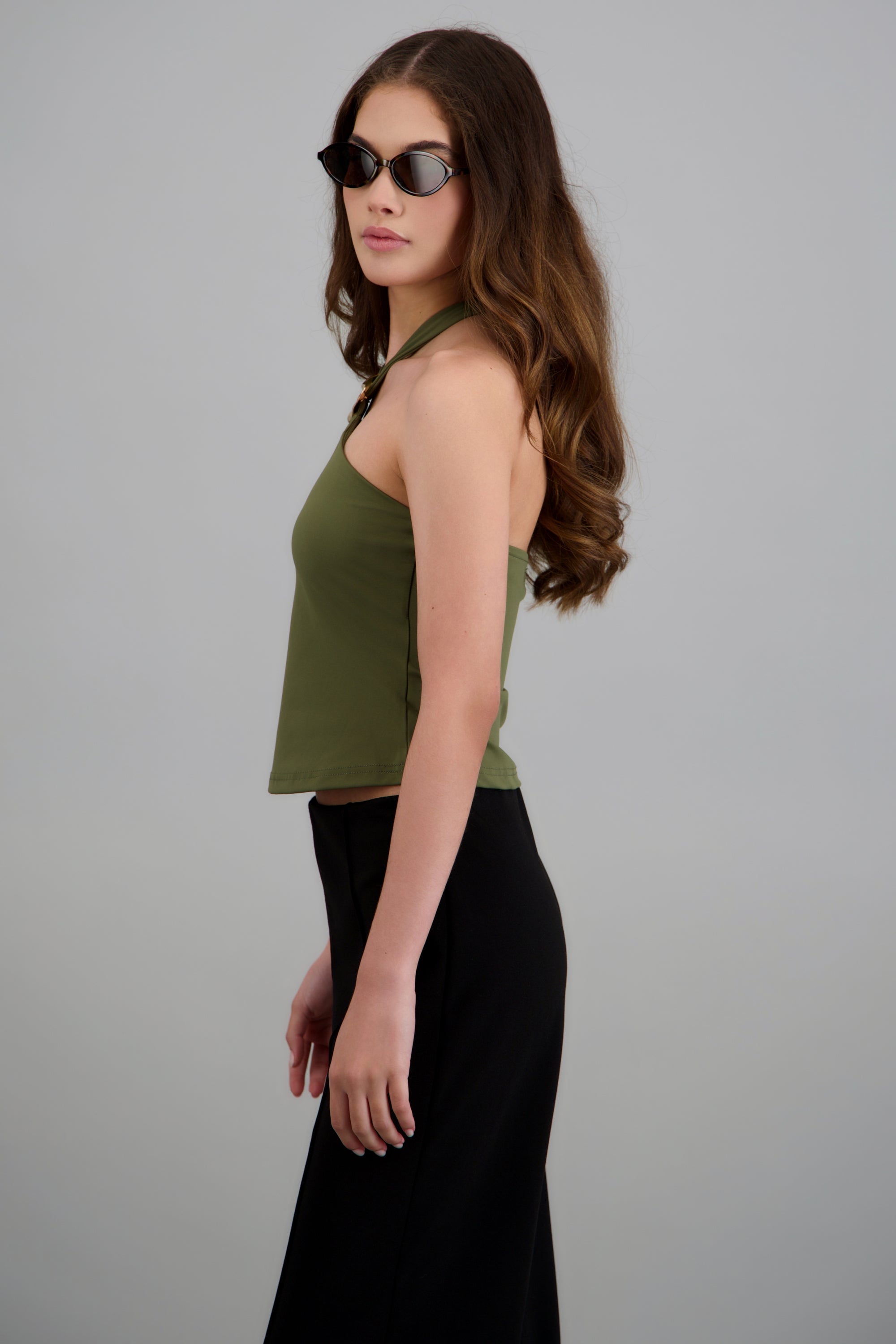 Top halter detalle herraje OLIVO