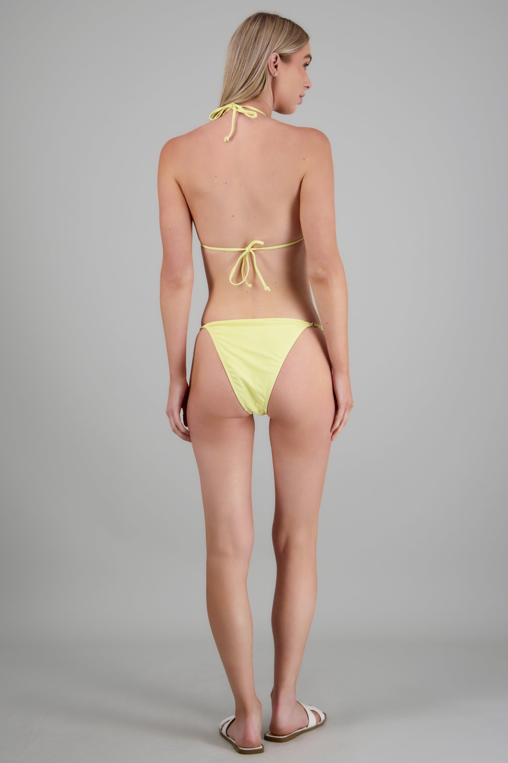Bikini 3pz estampado flores falda maxi AMARILLO COMBO