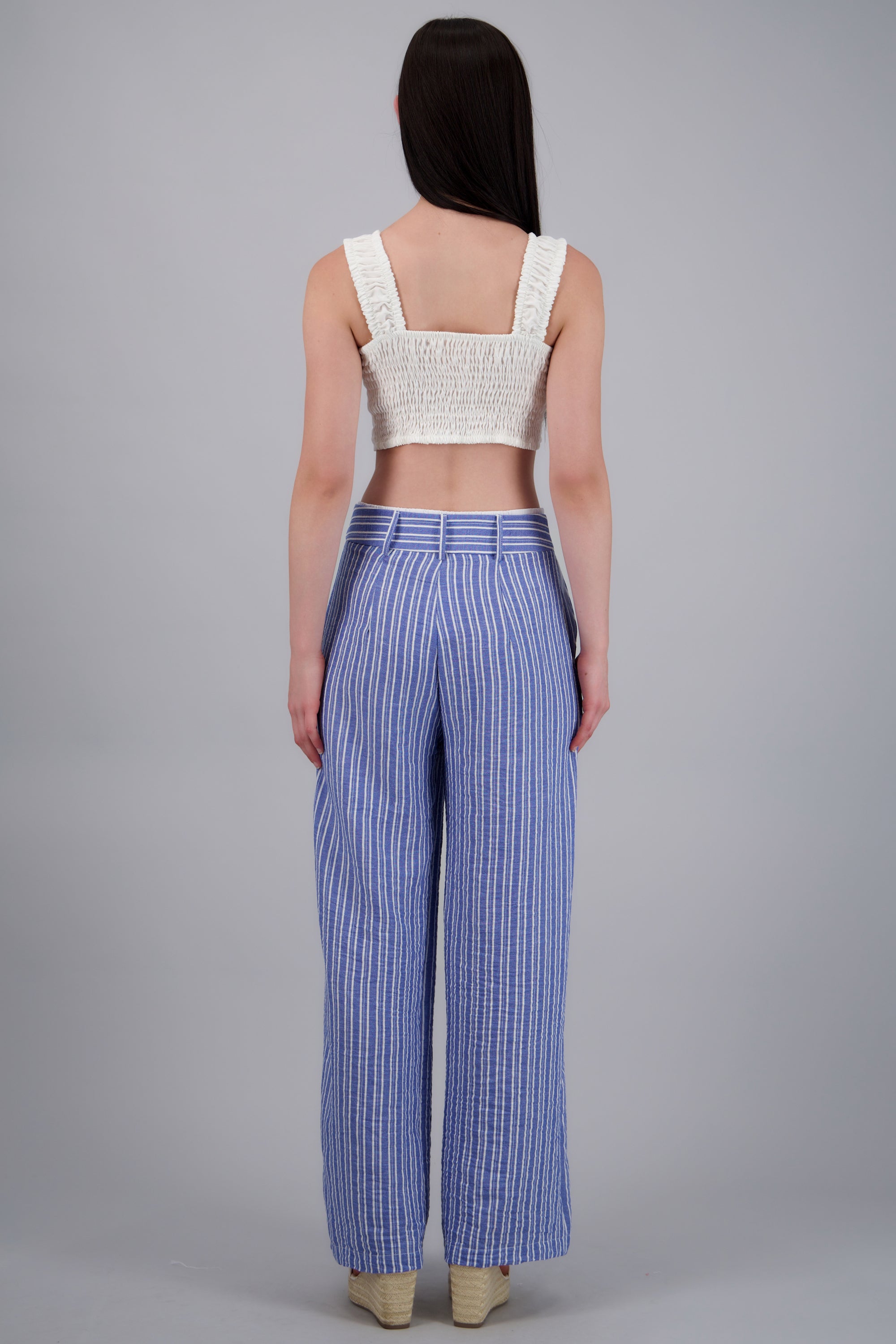 PANTALON RAYAS DET PRETINA AZUL COMBO